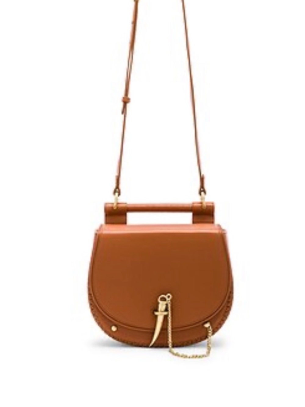 Sancia Babylon Tooth Bar Bag in Whiskey
